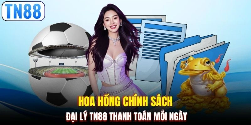 Hoa hồng chính sách đại lý TN88 thanh toán mỗi ngày