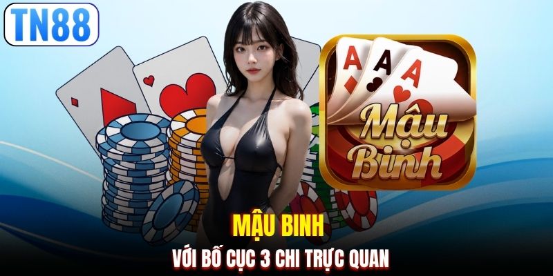 Mậu Binh với bố cục 3 chi trực quan