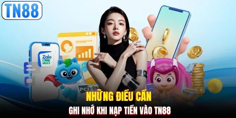 Những điều cần ghi nhớ khi nạp tiền vào TN88